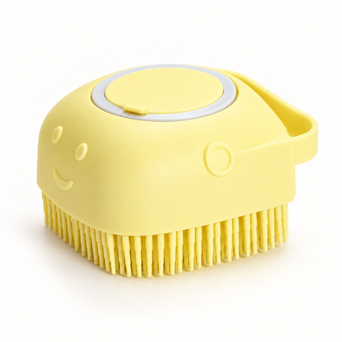 Brosse de bain pour chien avec réservoir à shampoing