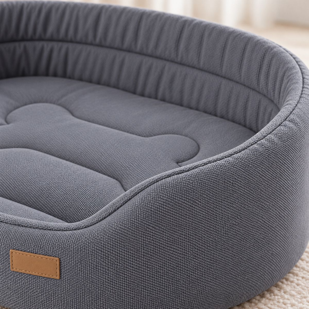 Panier pour chien lavable à coussin réversible Cocon