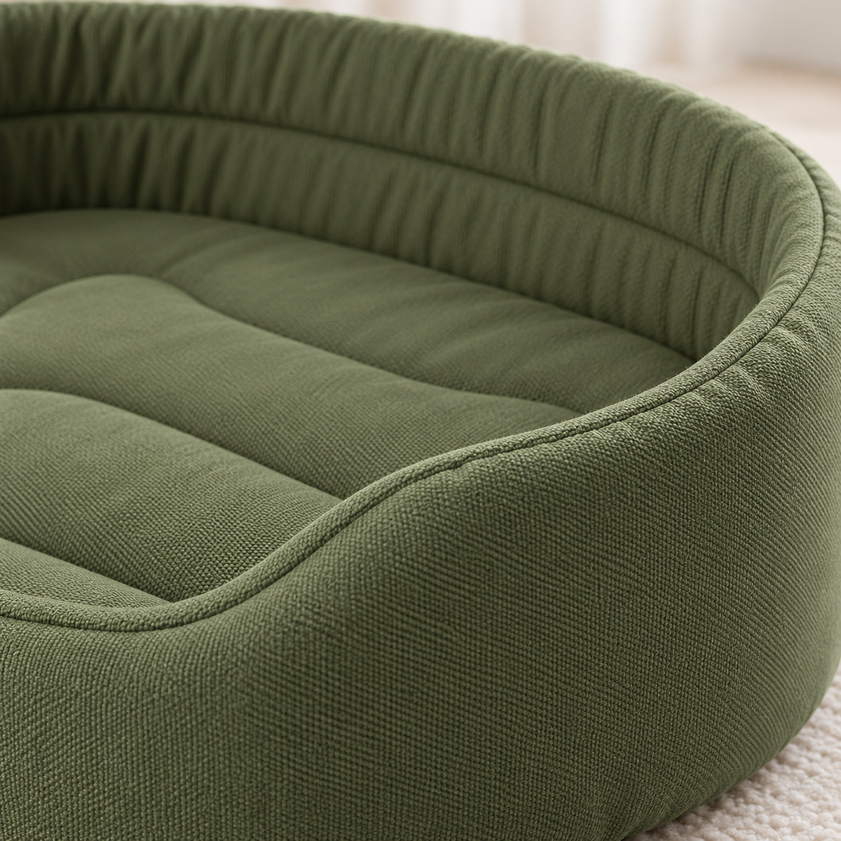 Panier pour chien lavable à coussin réversible Cocon