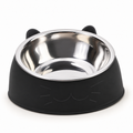 Gamelle inclinée pour chien avec bol en inox