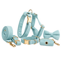 Complete wandelset voor honden van corduroy