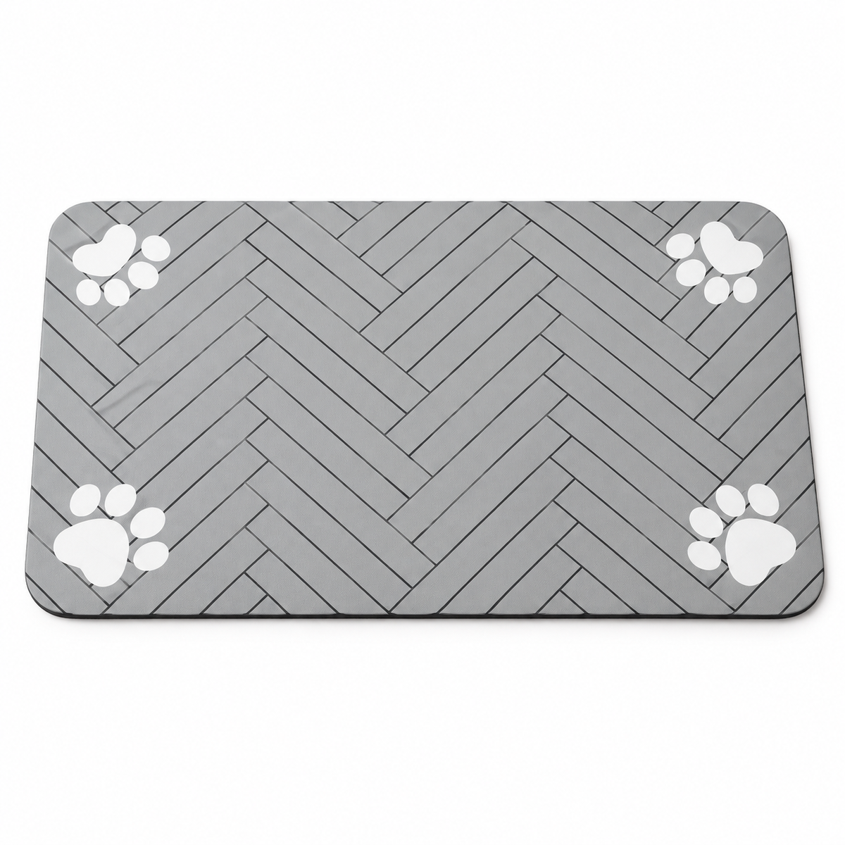 Tapis de gamelle absorbant pour chien et chat